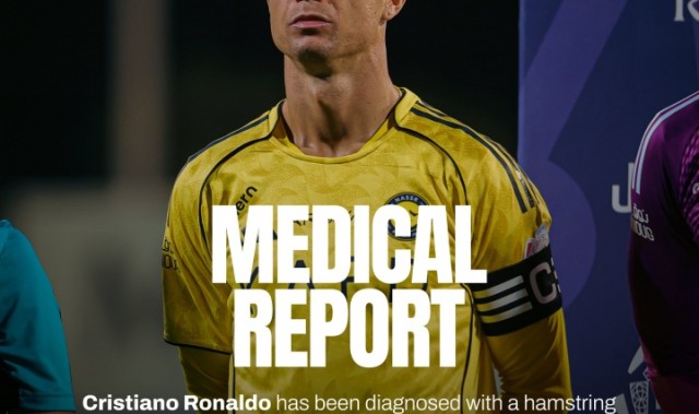 db真人官网-胜利官方：C罗腿筋受伤，已开始康复计划将接受每日评估